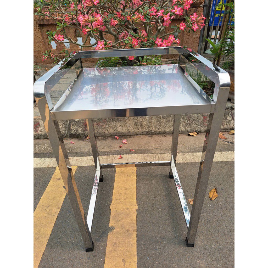 Kệ máy giặt sấy 2 tầng full inox lắp máy từ 7-14kg