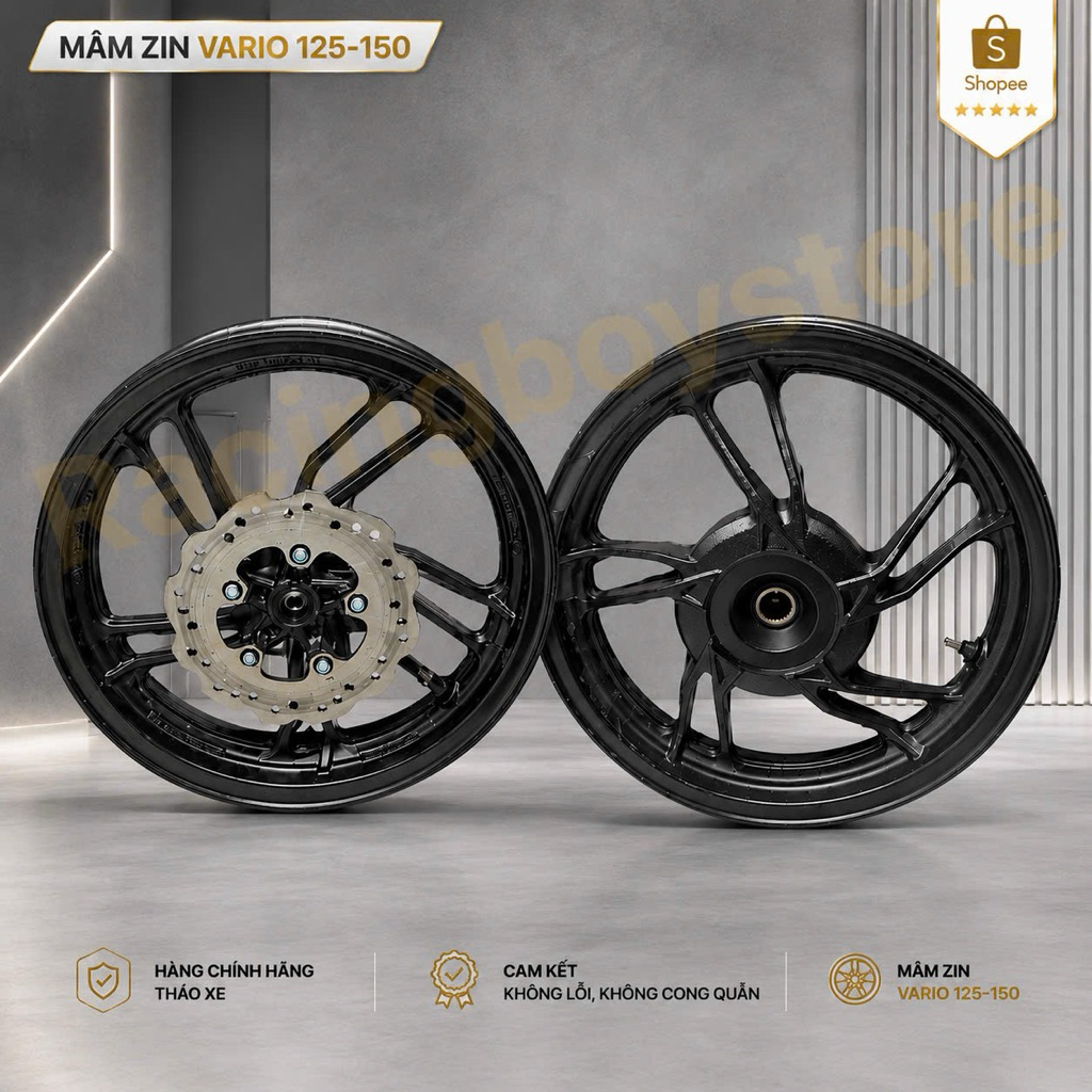 Mâm Vario zin 125- 150 Đời 2024-2018 (90%) chính hãng tháo xe