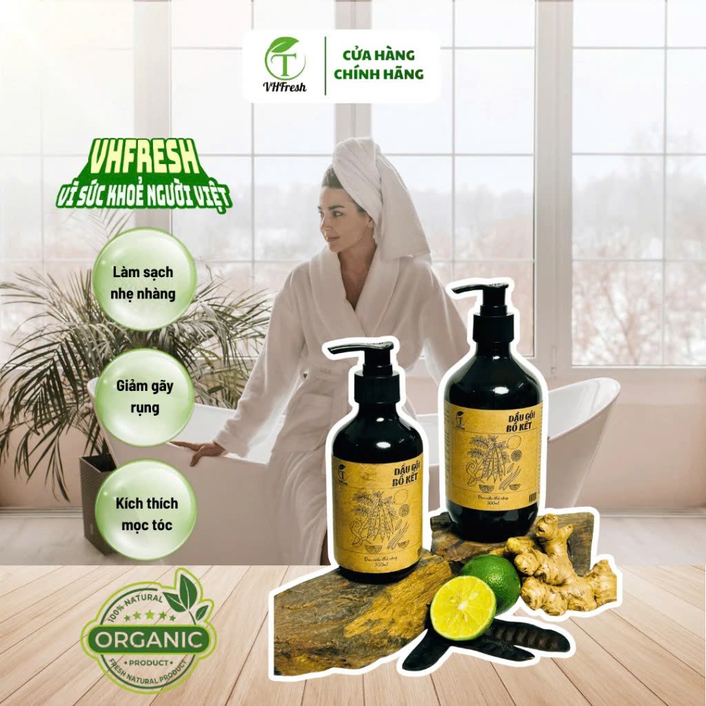 DẦU GỘI BỒ KẾT THẢO MỘC THIÊN NHIÊN VHFRESH