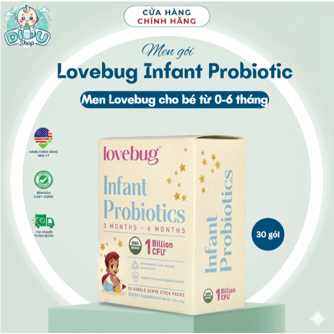 [DATE 11/26] MEN LOVEBUG INFANT vi sinh hữu cơ cho bé 0-6 tháng