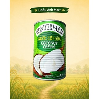 Nước Cốt Dừa lon Thương hiệu WONDERFARM.