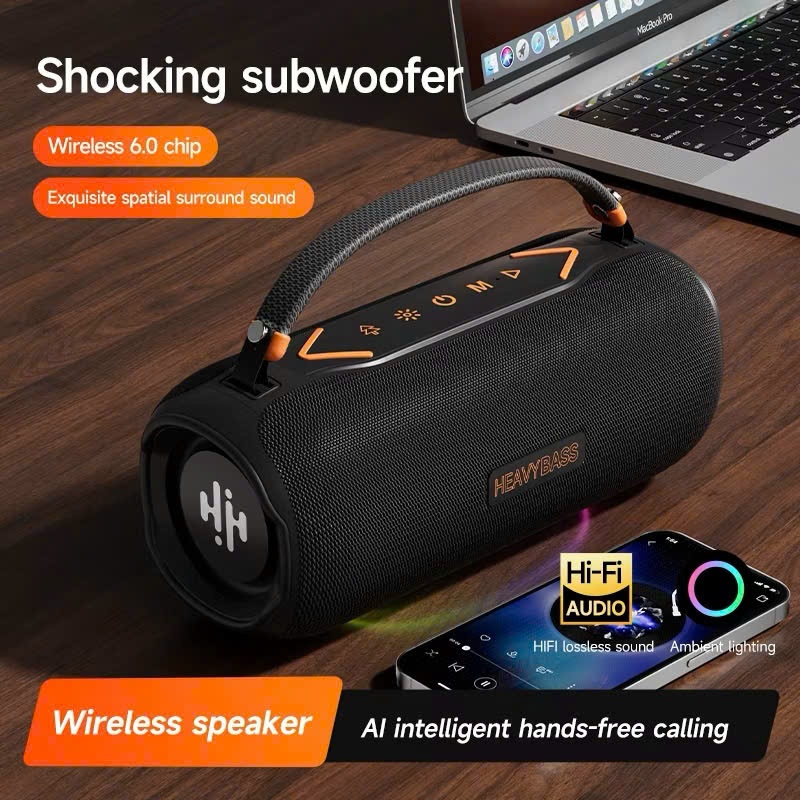 Loa Bluetooth Heavy Bass 10 / Heavy Bass 19  Công Suất 30W Âm Bass Căng Pin Trâu LED RGB Nháy Theo N