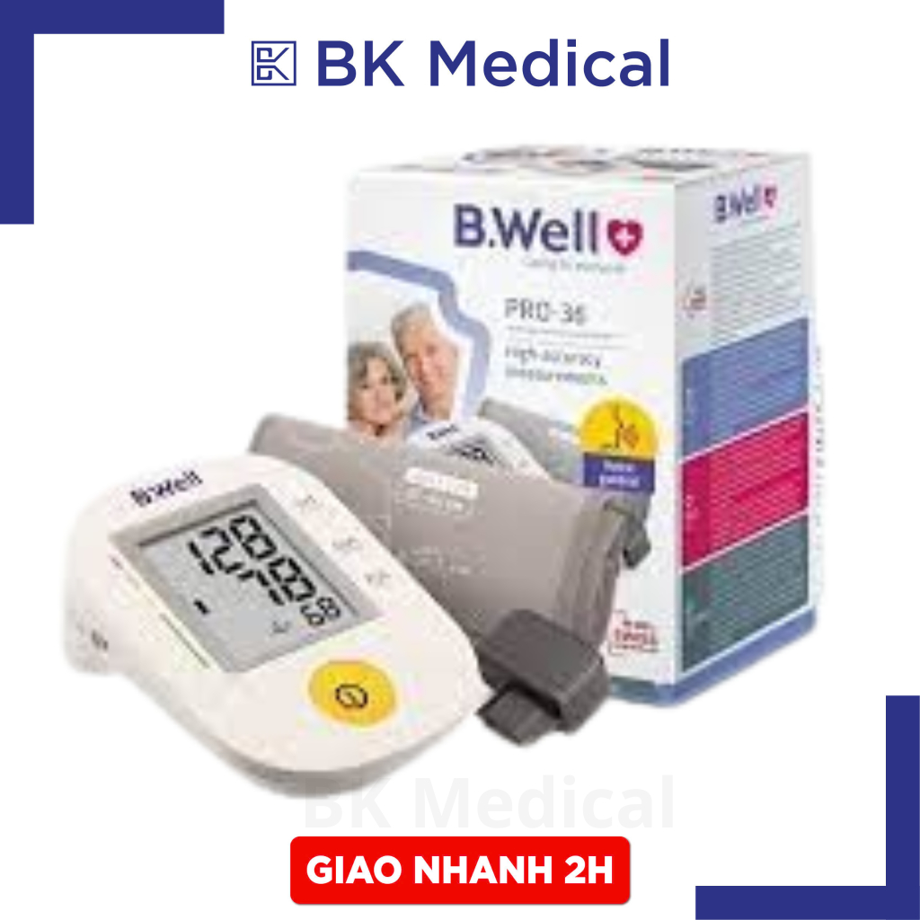 Máy đo huyết áp bắp tay BWell Swiss PRO-36 Có Giọng Nói Tiếng Việt