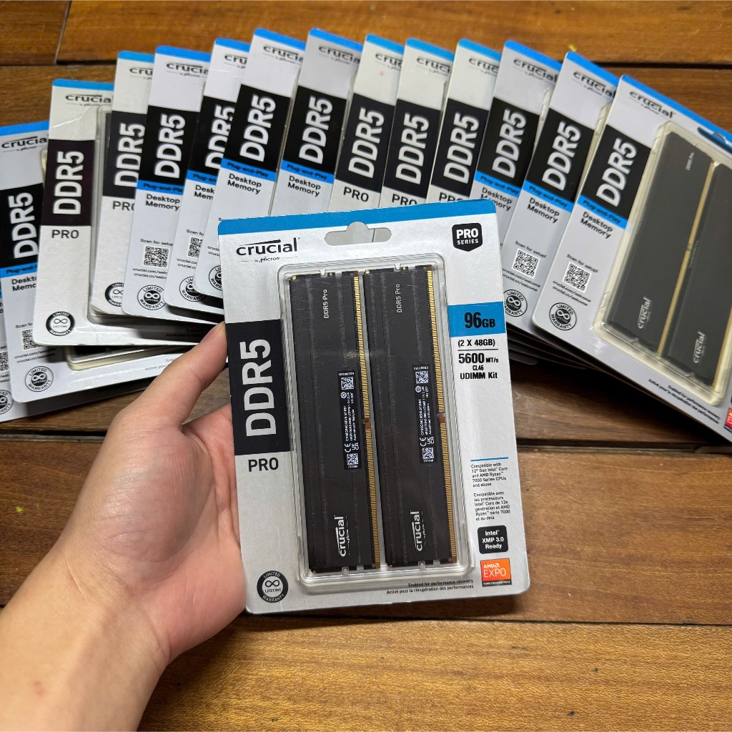 [ĐỨC ANH PC] RAM DDR5 CORSAIR, G.SKILL, CRUCIAL 96GB 48*2 BUSS 5200/5600