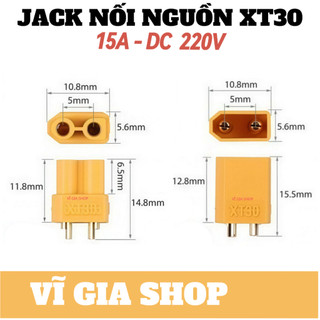 5 cặp Jack nối XT30 - XT60 - Lõi đồng mạ vàng - Cặp Đực Cái