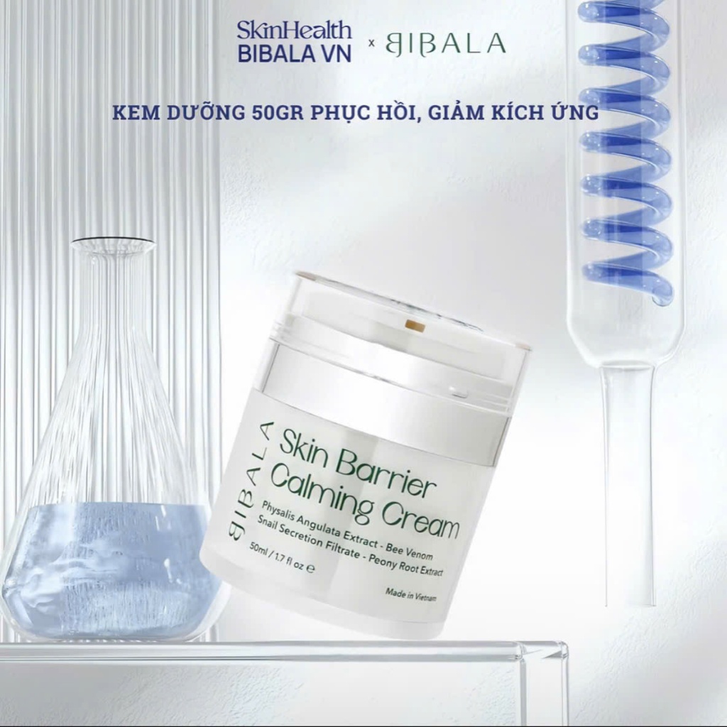 [50g] Kem dưỡng làm dịu da, dưỡng ẩm BIBALA SKIN BARRIER CALMING CREAM BIBALA