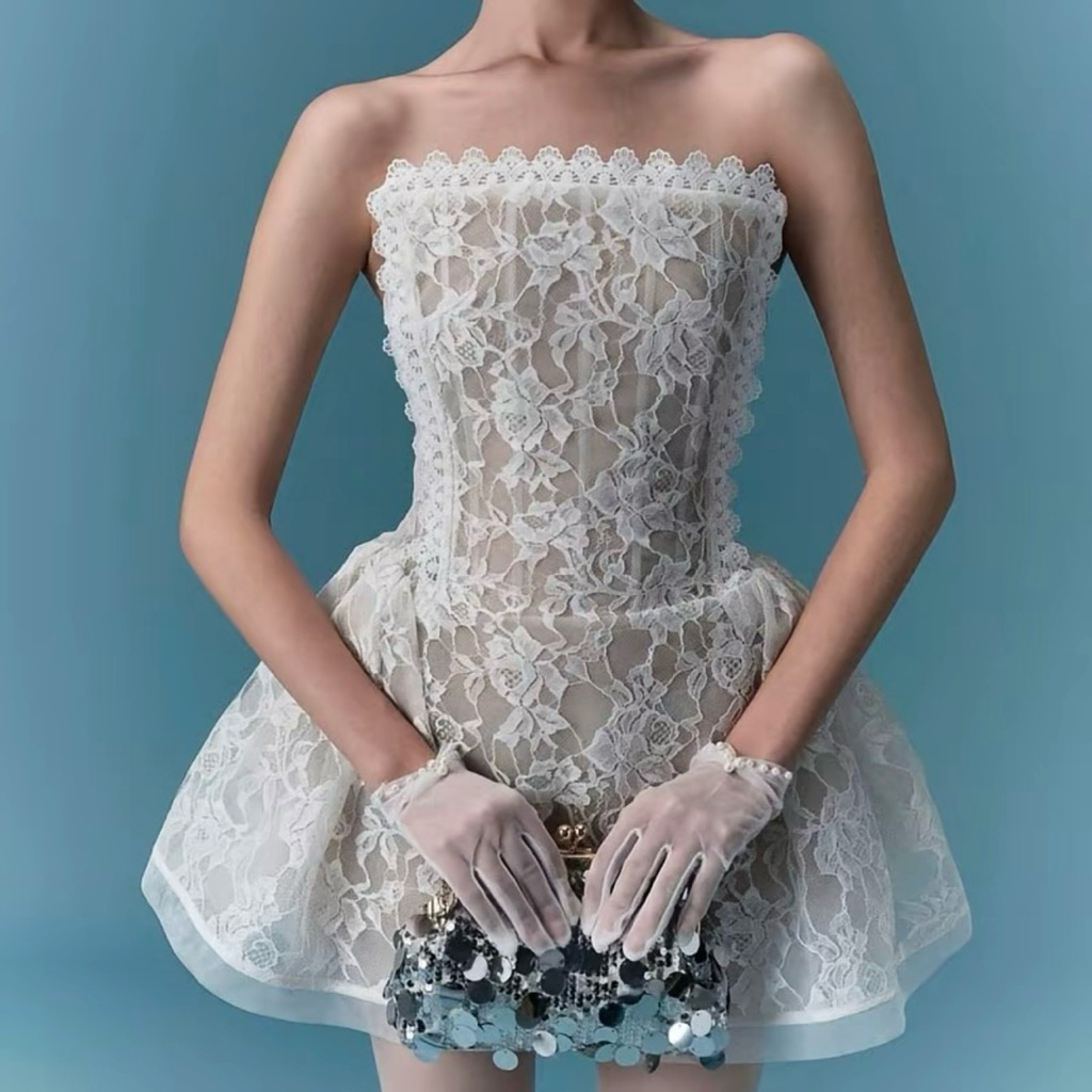 ( GEM CLOTHING 68 ) Đầm xoè ren 0047.4