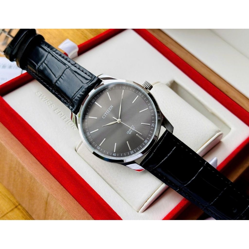 [Chính Hãng 100%] Đồng Hồ Nam Citizen BH5001-05H Máy Quartz (Pin) Kính Khoáng Siz 42mm Fullbox
