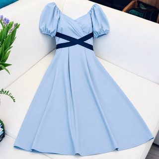 Đầm midi dạo phố chéo eo mặc đi chơi cực xinh (kèm hình thật)