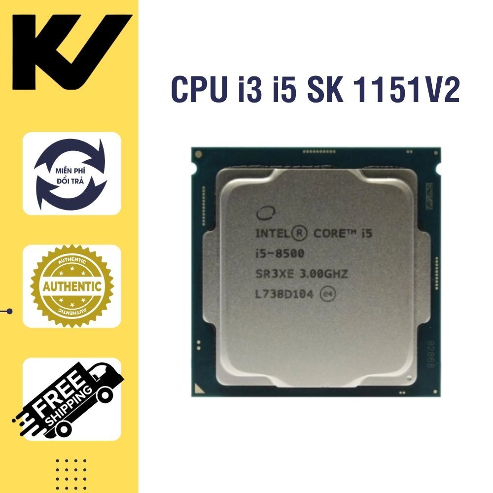 CPU Intel Core i3 8100, i5 8400, i5 8500....Hàng Bóc Máy Chuẩn