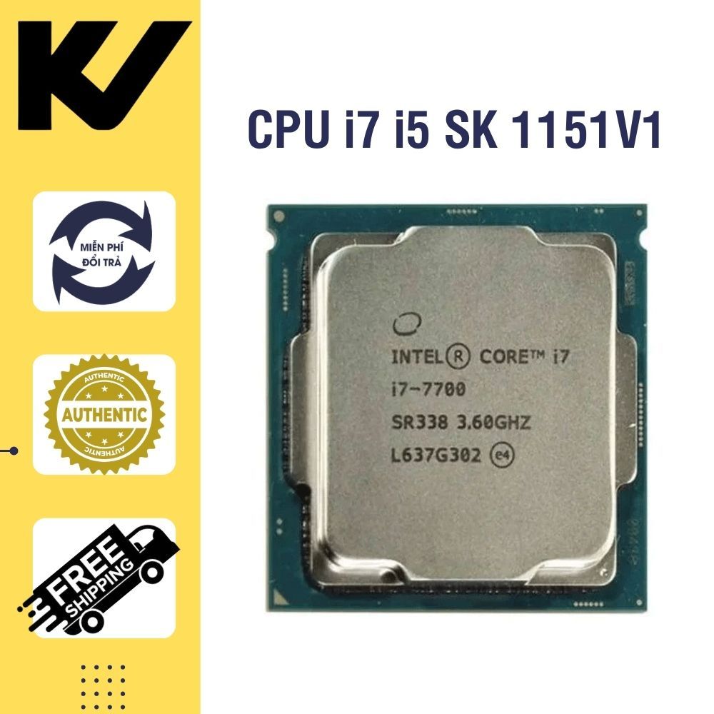 CPU Intel Core i5 7600k, i5 7600, i5 7500, i5 7400