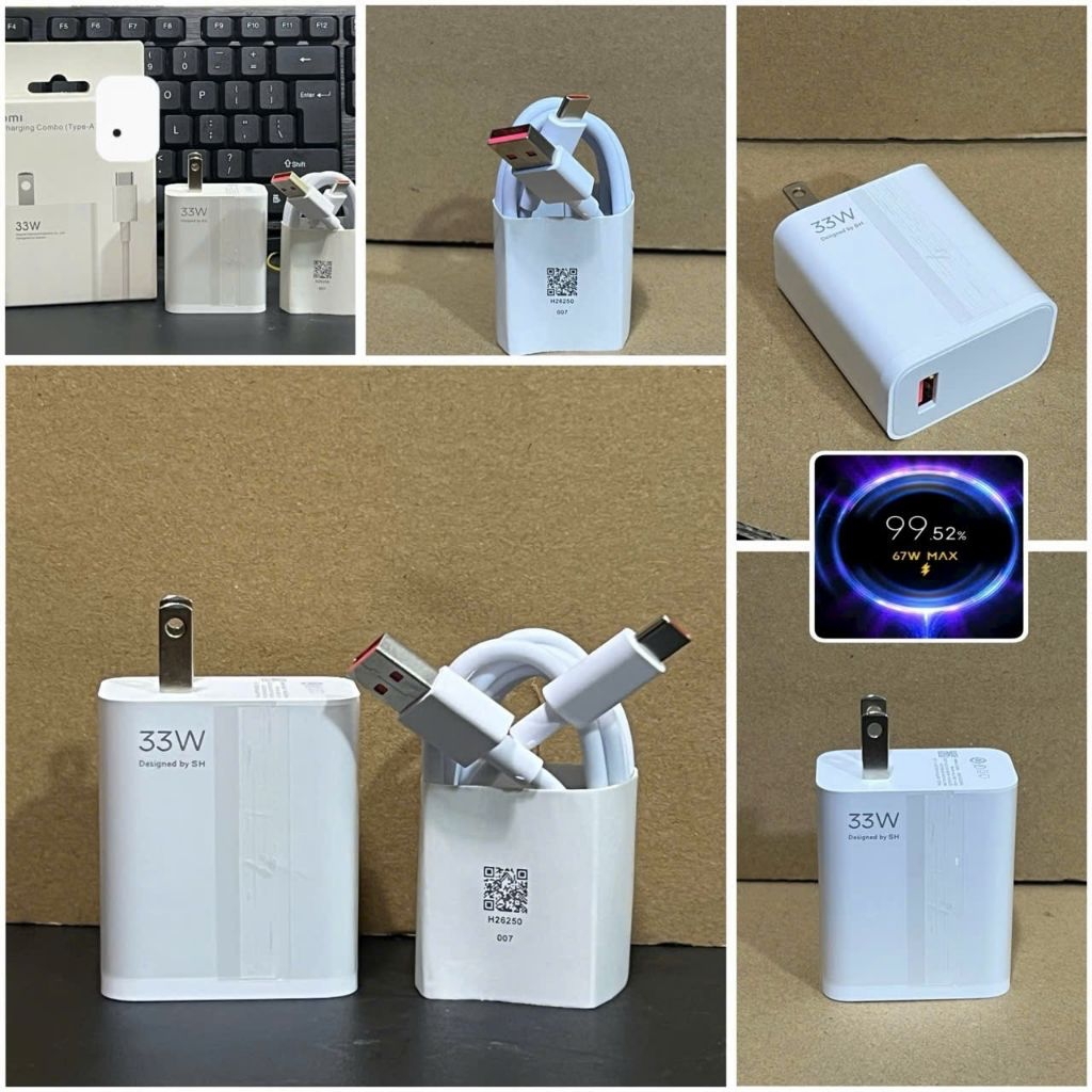 Bộ xạc Mi turbo 33w max nhị phân 67w