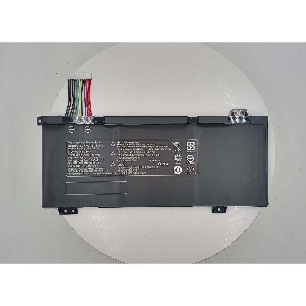 GK5CN-00-13-3S1P-0 Laptop Battery For X8ti Z2 T90 T90-T3p F117-B F117-B6 (11.4V 47WH)