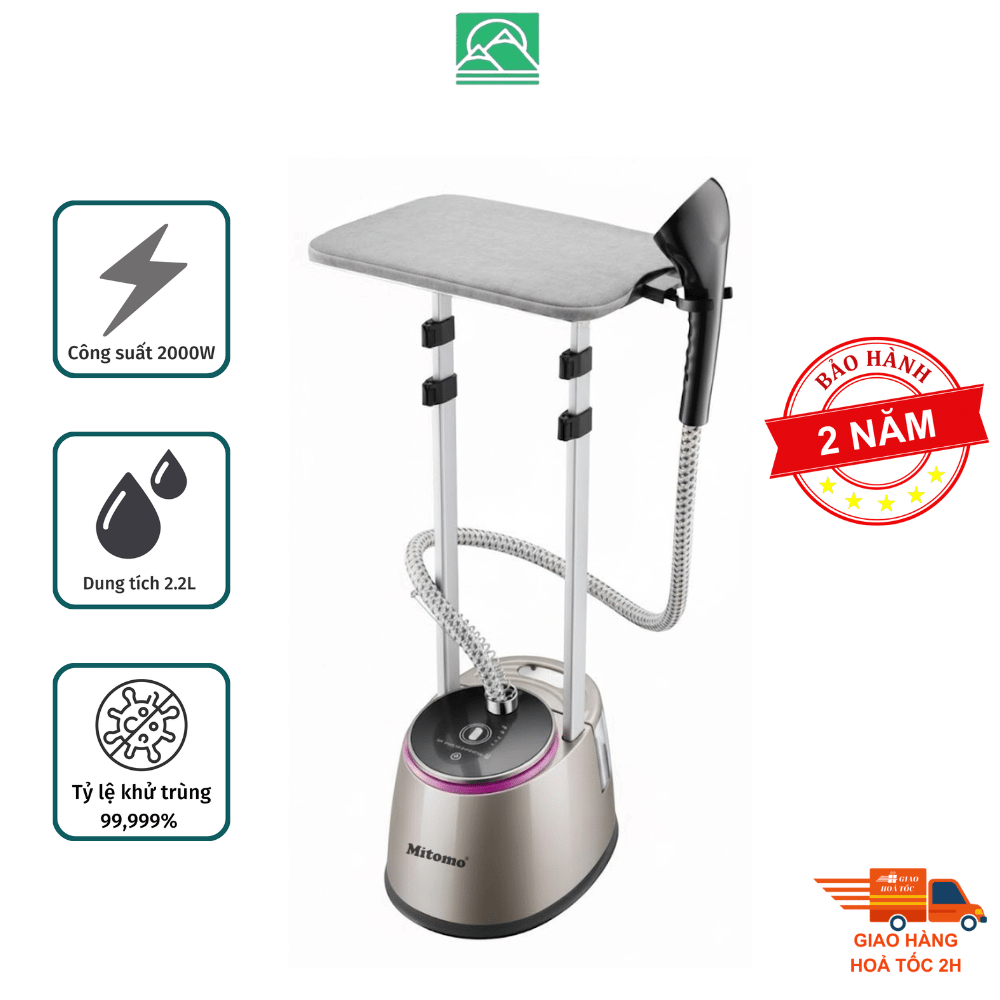 BÀN LÀ HƠI NƯỚC CAO CẤP MITOMO GC-899 NEO – HƠI PHUN MẠNH 2000W, LÀ PHẲNG TỨC THÌ, ĐẲNG CẤP SANG TRỌ