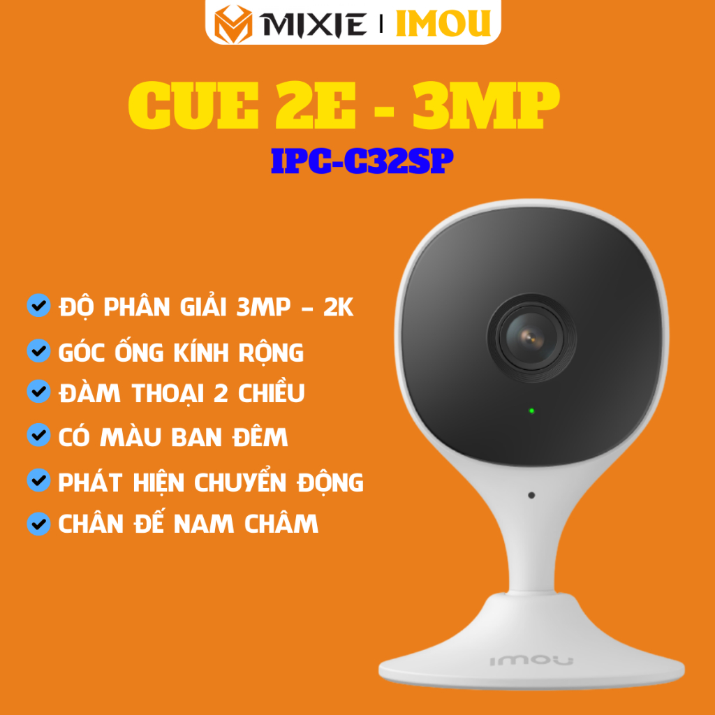 [MẪU HOT] CAMERA IMOU TRONG NHÀ C32SP/A32P/A52P/TA32CP ĐÀM THOẠI | HỒNG NGOẠI ĐEN | BH 2 NĂM