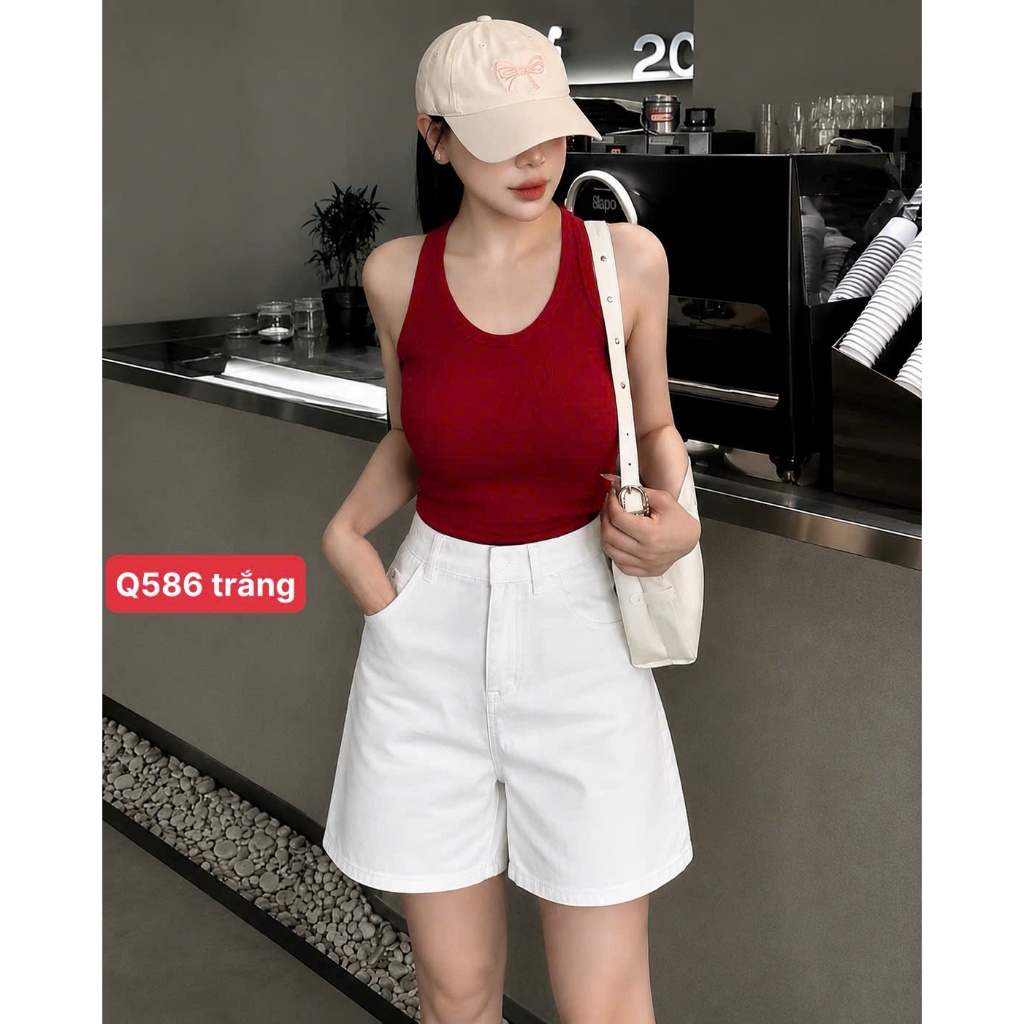 Quần Jean Ngố Bigsize Nữ Lưng Cao Quần Đùi Dài Trẻ Trung Ống Rộng Q582/Q583/Q584/Q586 | BigBuy360 - bigbuy360.vn