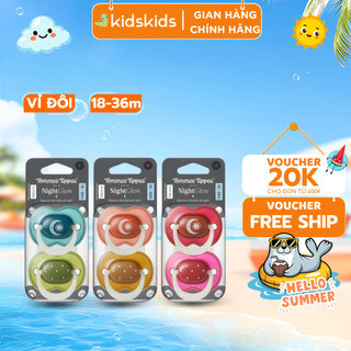 Ty ngậm dạ quang cho bé tommee tippee night glow 18-36 tháng