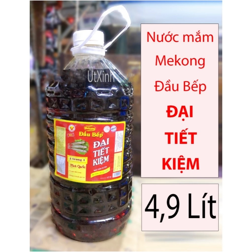NƯỚC MẮM MEKONG ĐẦU BẾP ĐẠI TIẾT KIỆM 5 LÍT - MEKONG FISH SAUCE