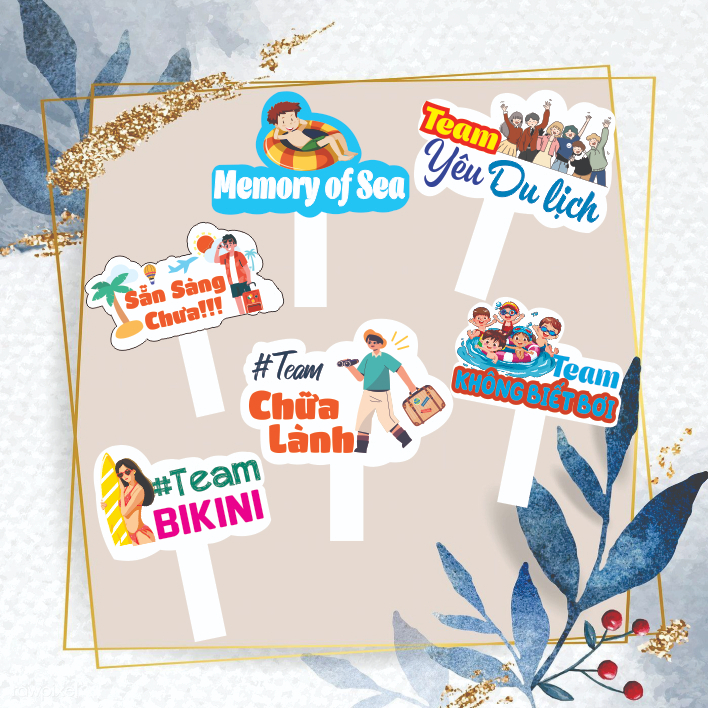 [HASHTAG CÔNG TY 3] Hashtag, Bảng cầm tay trang trí công ty, team building, sự kiện event, du lịch, 