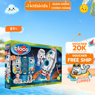 Bộ Đồ Chơi Ghép Hình Bloco Galatic Mission - Dành Cho Bé Từ 6-14 Tuổi