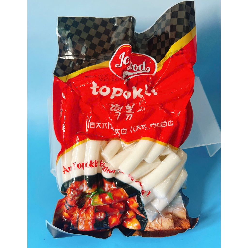 500g Bánh Gạo Topokki Truyền thống Jofood
