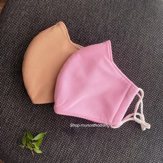 Khẩu trang vải cao cấp màu hồng Combo sỉ 100 cái