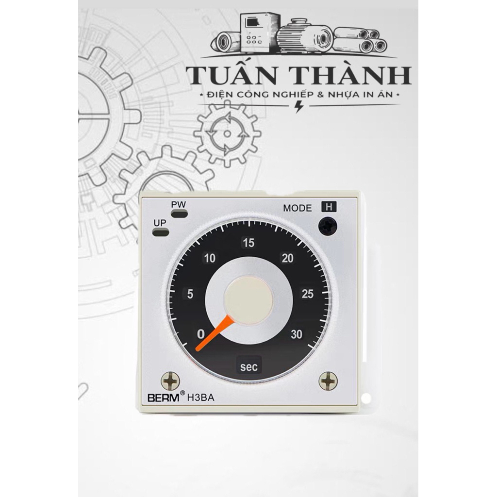 Rơle Thời Gian H3BA-N8H Hiệu BERM  [LOẠI TỐT]