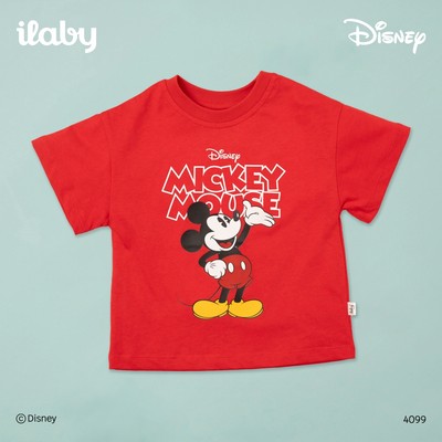[ILABY 10-36kg] Áo thun bé trai, áo phông cotton chuột mickey chất liệu co giãn 4 chiều thoáng mát [4099]