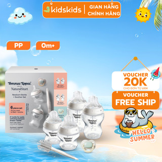 Bộ Bình Sữa Sơ Sinh Ty Siêu Mềm Tự Nhiên Tommee Tippee Natural Start