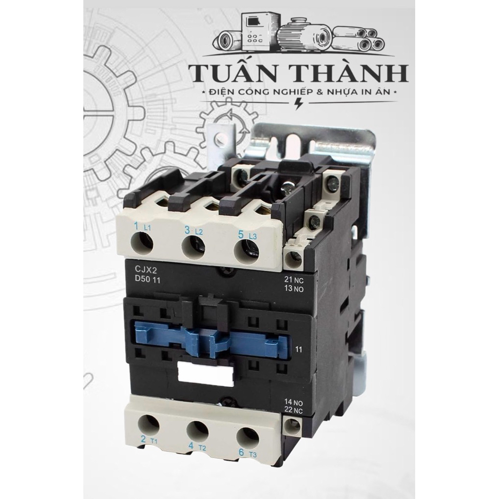 Khởi Động Từ 50A Contactor CJX2-5011 Hiệu BERM