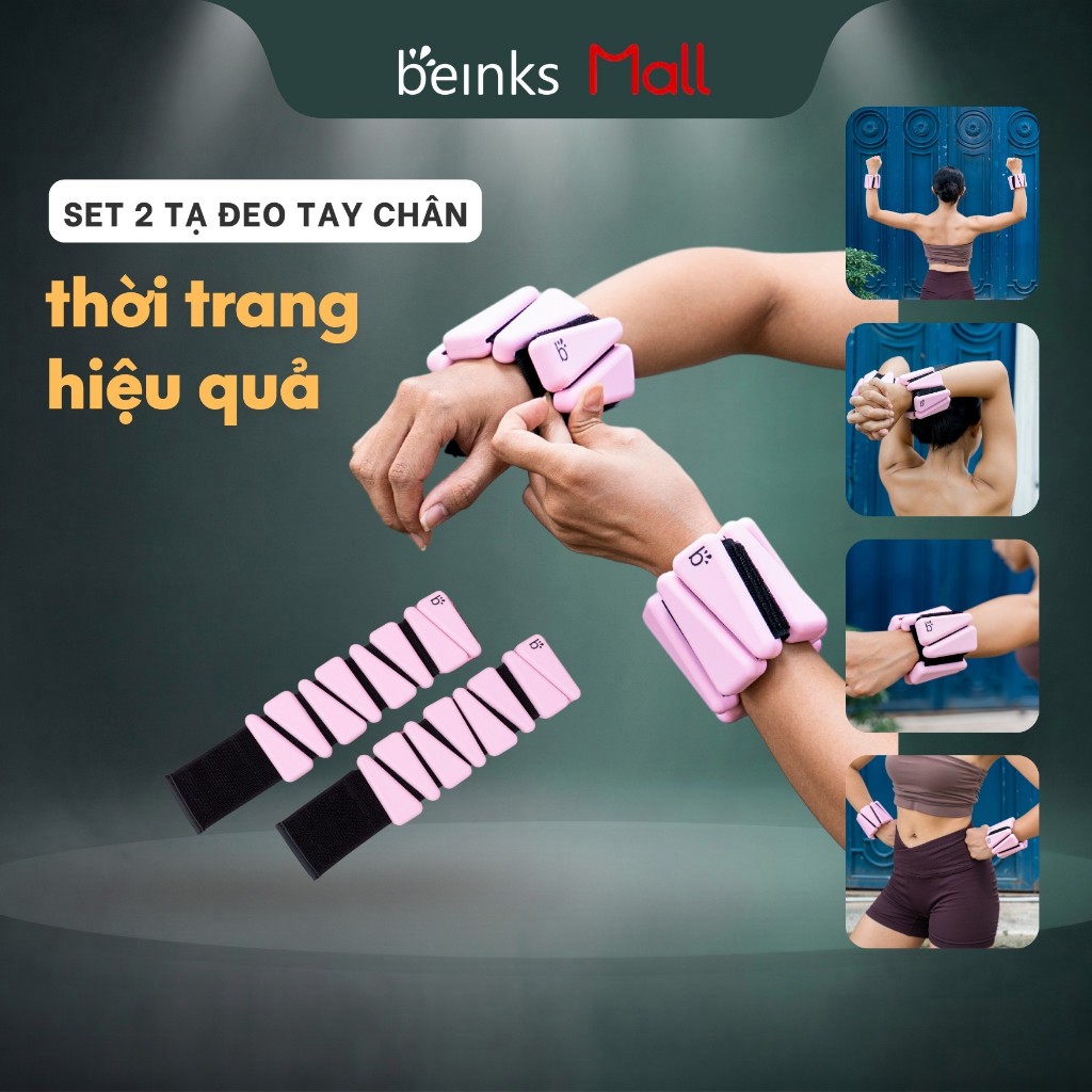 Set 2 tạ đeo tay chân - Beinks Ankle Wrist Weight