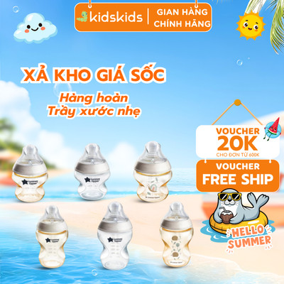 [HÀNG SALE - XẢ KHO] Bình Sữa Cho Bé Tommee Tippee - Nhiều Mẫu, Nhiều Kích Cỡ