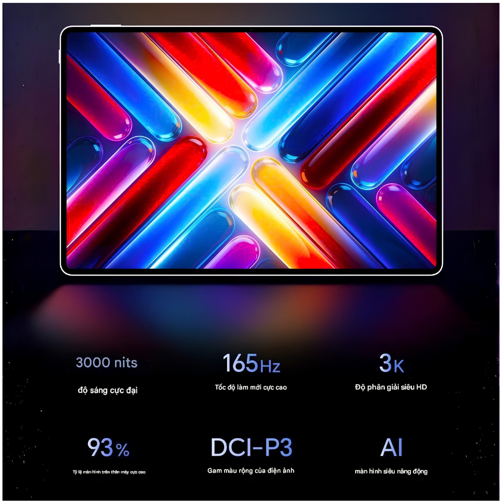 HONR MagicPad 3 Pro 12.3 inch OLED 165Hz Snapdragon 8 Gen 5 | Tablet Siêu Mỏng 4.8mm Pin 10100mAh 🎧📱 | BigBuy360 - bigbuy360.vn