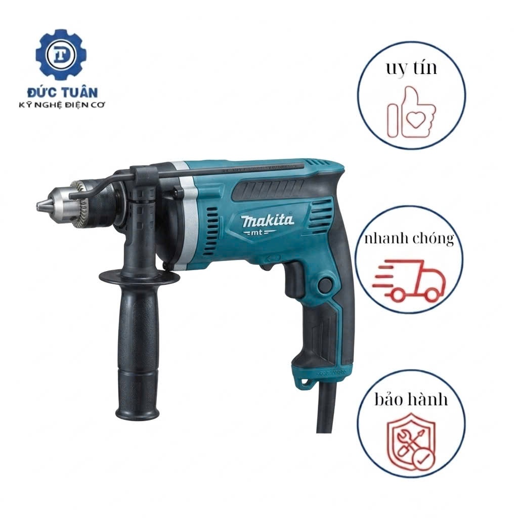 Bộ Máy Khoan Động Lực Makita Kèm Hộp Phụ Kiện Đầy Đủ - Máy khoan chính hãng Makita