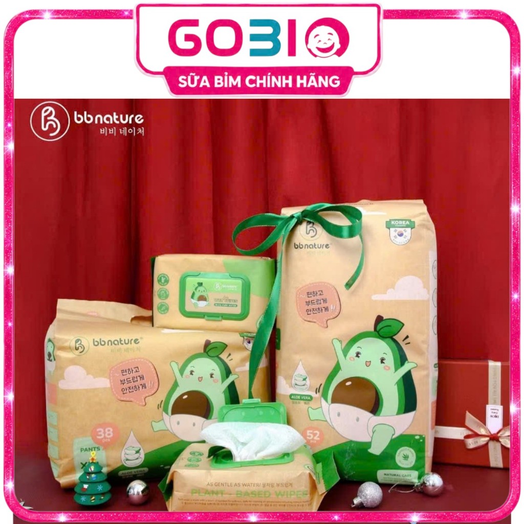 COMBO 2 Bịch Tã Bỉm BB NATURE CARE PLUS Công Nghệ Hàn Quốc Siêu Mỏng Đủ Size Từ NB Đến 4XL