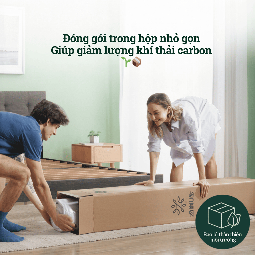 Nệm Lò Xo Túi Độc Lập Zinus Euro Top 30cm - Spring Mattress Zinus Euro Top Pocketed 12in | BigBuy360 - bigbuy360.vn