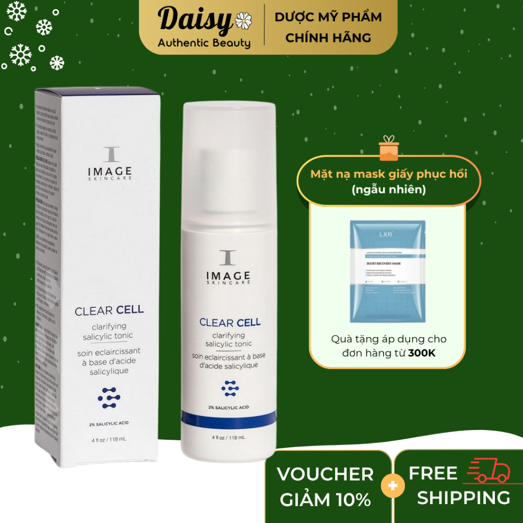 [Công Ty] Nước cân bằng BHA và AHA IMAGE Clear Cell Tonic | Daisy Authentic
