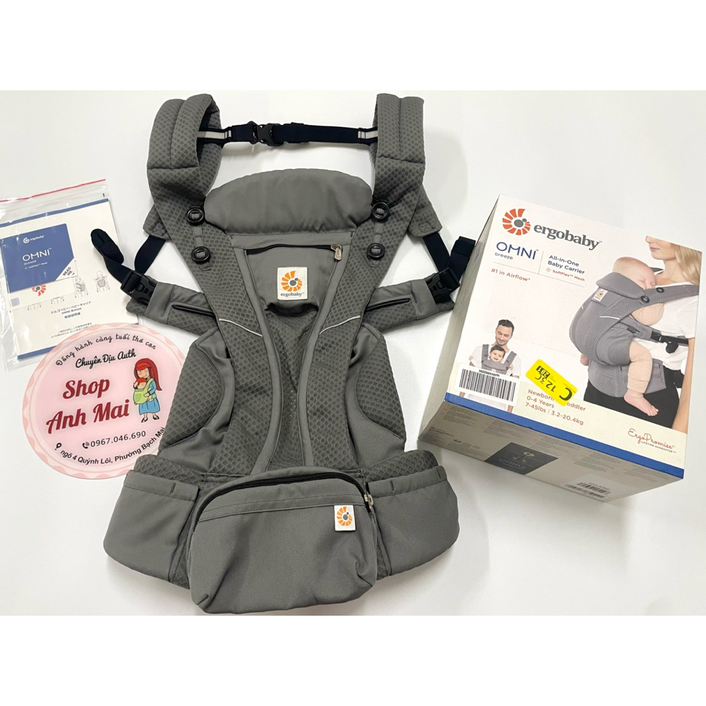 Ergobaby Omni Breeze – xám than chì