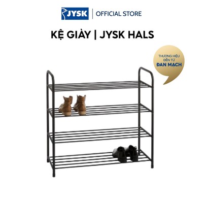 Kệ giày nhiều ngăn | JYSK HALS | thép | đen | nhiều kích thước