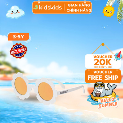 Kính chống tia cực tím có tròng kính phân cực cho bé từ 3-5 tuổi  Babiators - The Daisy