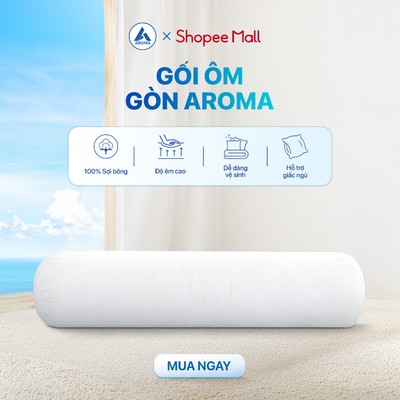 GỐI ÔM GÒN AROMA ÉP HƠI 20X100cm