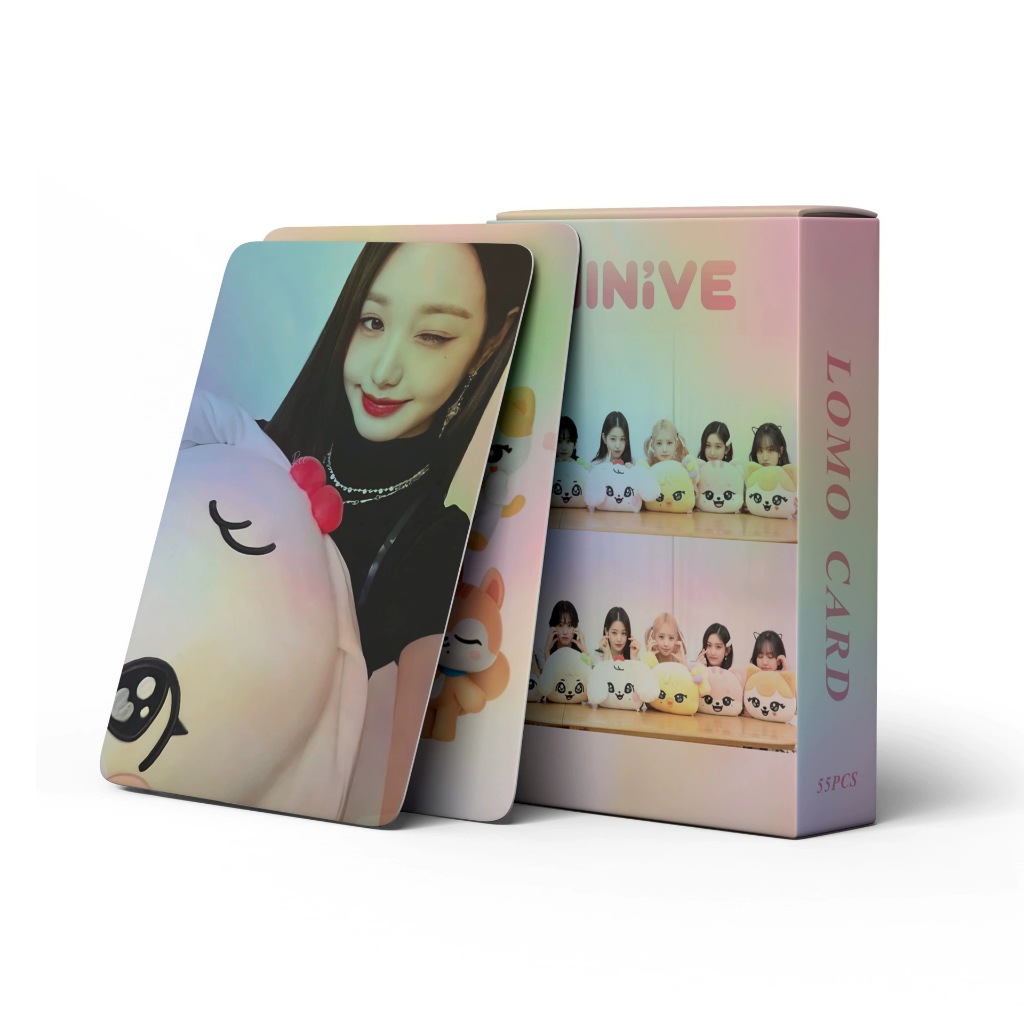 ✨ Mua 1 Tặng 1 55 Thẻ IVE MINIVE POP UP Wonyoung Photocard Hologram Lomo Card Kpop Gift