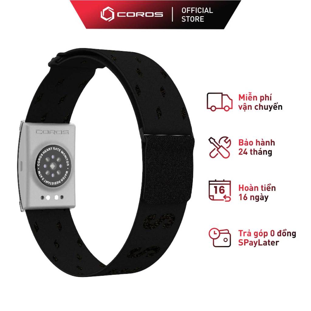 Đai Đo Nhịp Tim Đeo Tay COROS Heart Rate Monitor - Bảo Hành Chính Hãng 24 Tháng | BigBuy360 - bigbuy360.vn