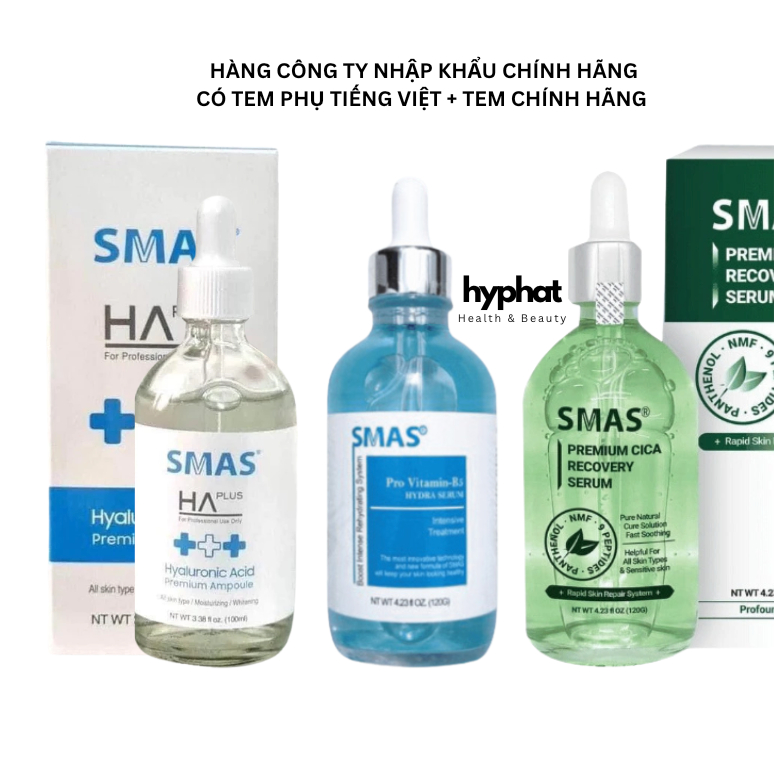 Serum SMAS HA Plus 100ml/ Smas B5 120ml/ Smas Cica 120ml
