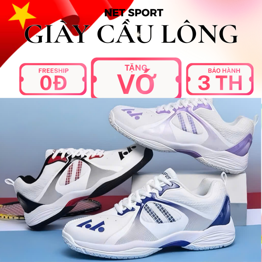 [TẶNG TẤT] Giày Cầu Lông, Giày Pickleball Lefus L030 CHÍNH HÃNG Đế Phylon TPU Unisex