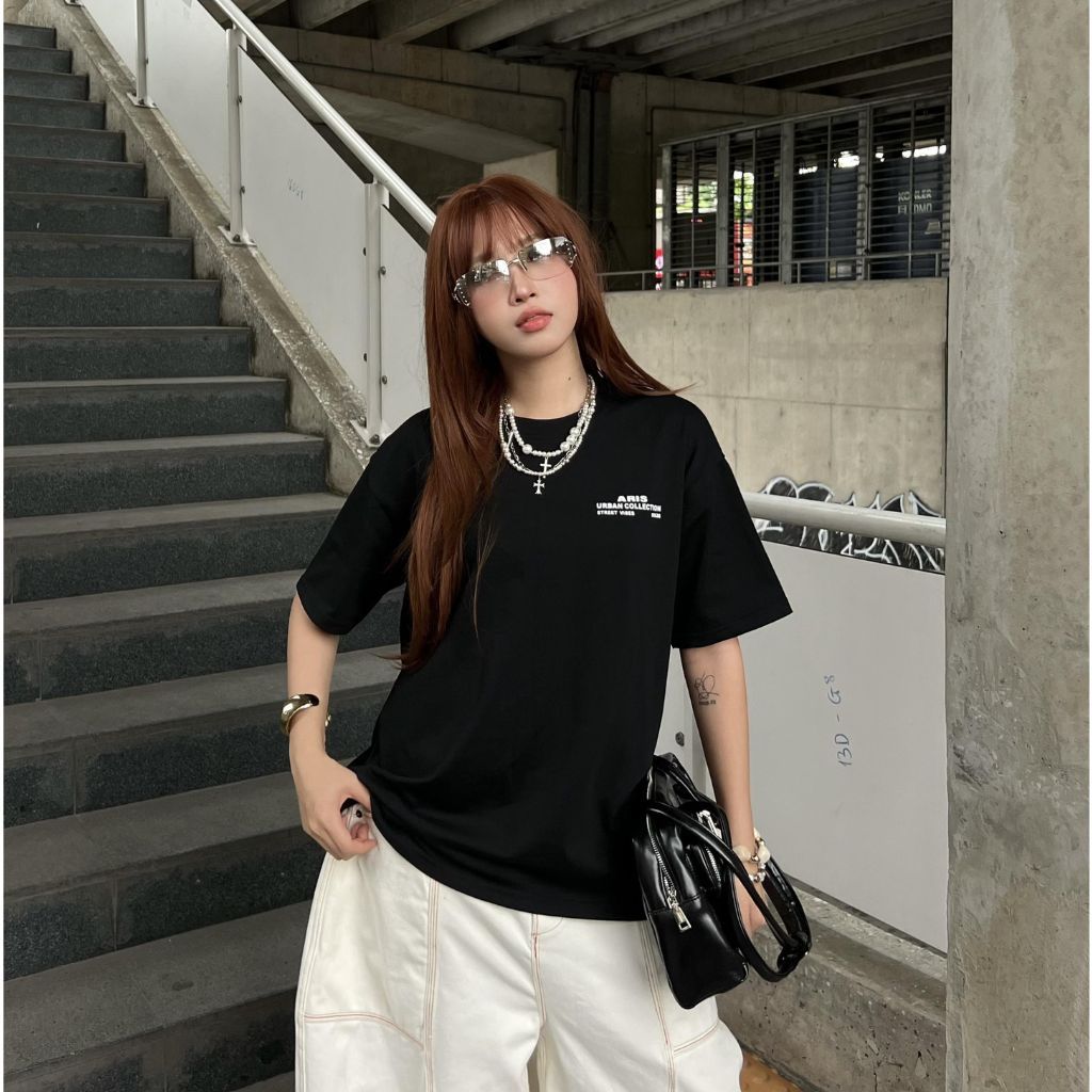 Áo thun unisex form boxy Street Vibes ARIS.STU cotton 2 chiều local brand AT19 [Best Seller - Deal mở bán] | BigBuy360 - bigbuy360.vn