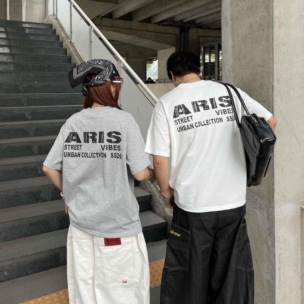 Áo thun unisex form boxy Street Vibes ARIS.STU cotton 2 chiều local brand AT19 [Best Seller - Deal mở bán] | BigBuy360 - bigbuy360.vn