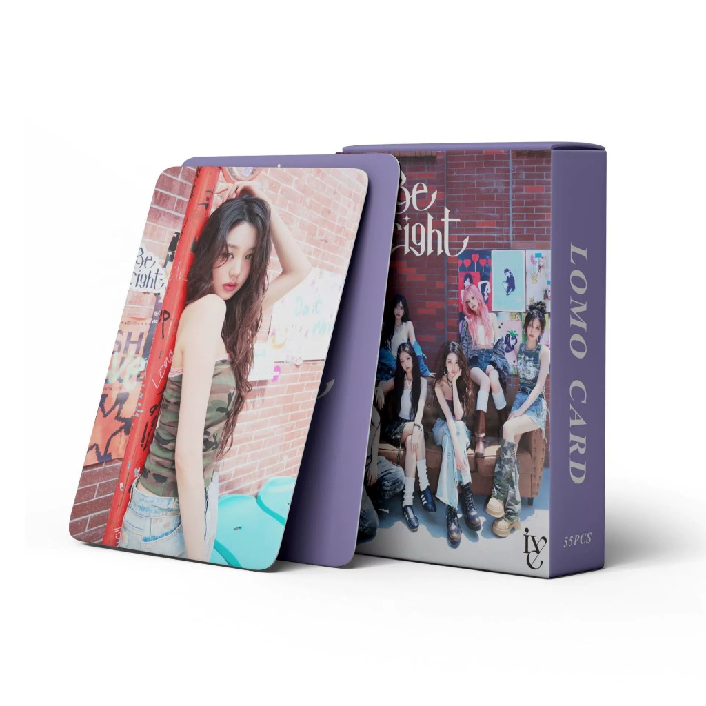 ✨ Mua 1 Tặng 1 55 Thẻ IVE Be Alright Wonyoung Photocard Hologram Lomo Card Kpop Gift