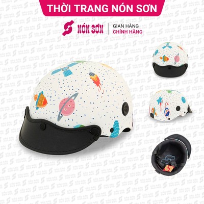 ƯU ĐÃI - Mũ bảo hiểm lỗ thông gió phiên bản mới NÓN SƠN chính hãng SMP-TR089