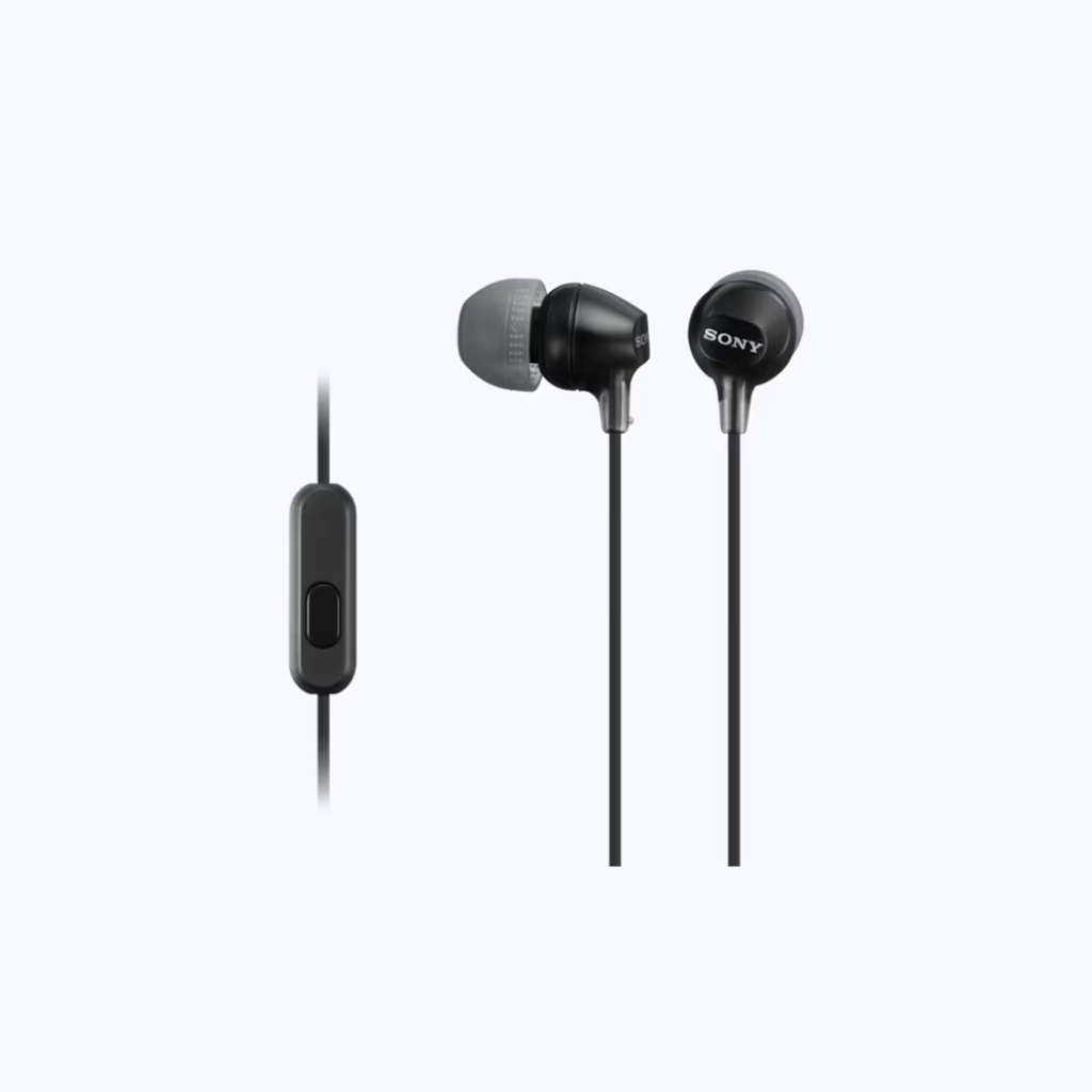 Tai nghe có dây in-ear Sony MDR-EX15AP màng loa 9mm cho âm thanh động, có micro đàm thoại, jack cắm | BigBuy360 - bigbuy360.vn